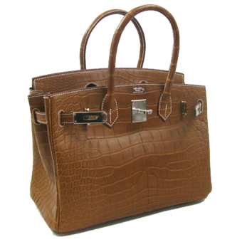 HERMES エルメス バーキン30 スーパーコピー  フォブ アリゲーターマット バレニア Birkin 002